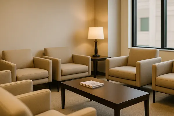 the waiting area of a law firm from Menes Lemon Law Firm in Miami, FL - Consumer Protection Law