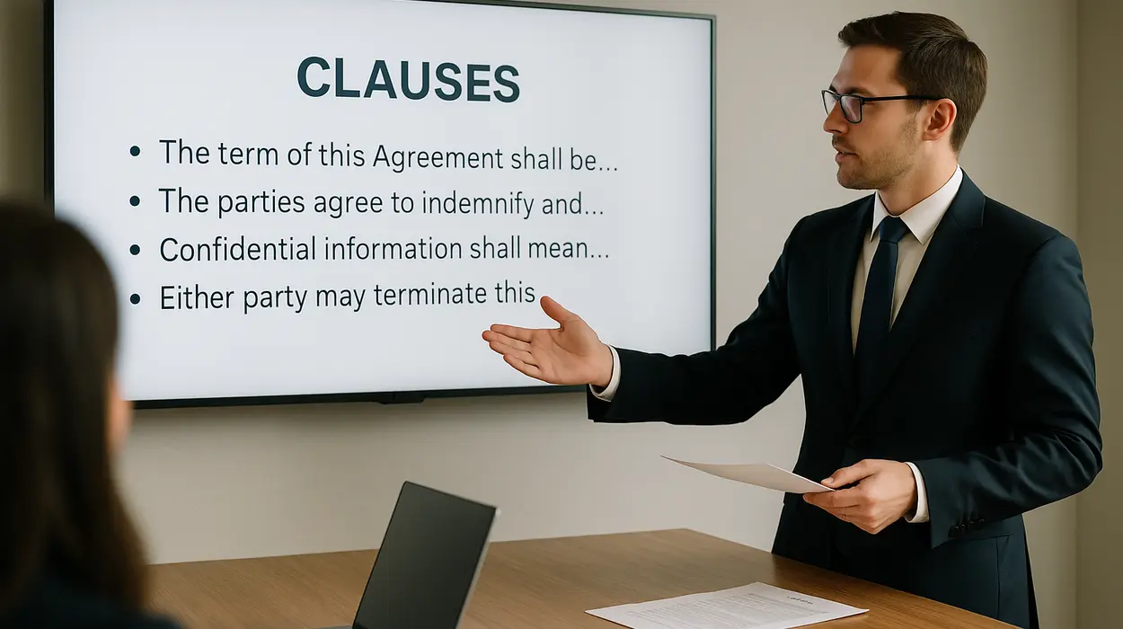 a lawyer using a tv screen to give a presentation from Menes Lemon Law Firm in Coral Gables, FL - Coral Gables FL