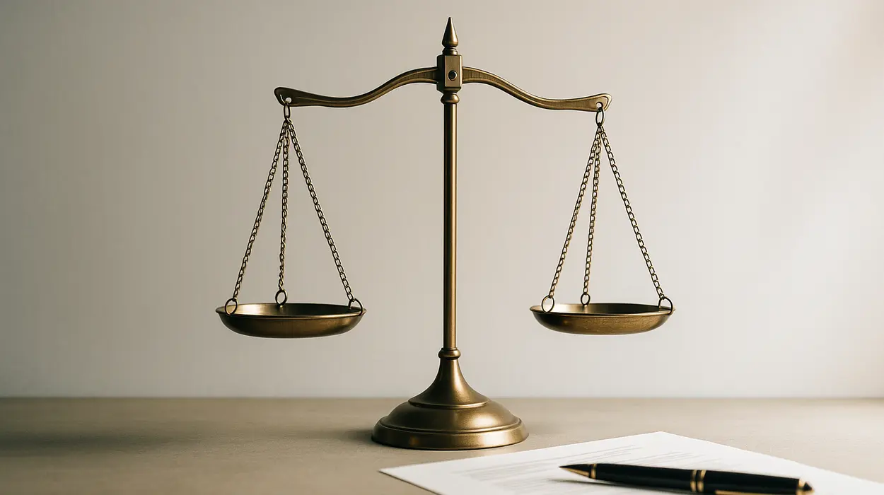 a scale of justice with some legal documents next to it from Menes Lemon Law Firm in Miami Gardens, FL - Miami Gardens FL